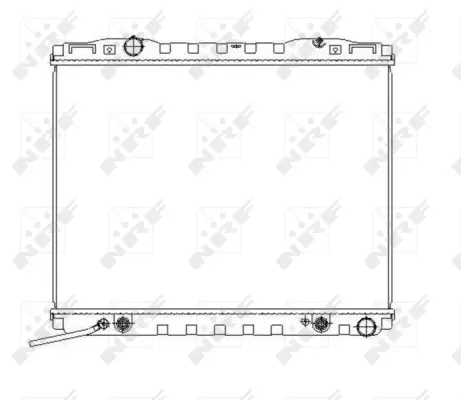 Radiator, engine cooling (WG1722248)