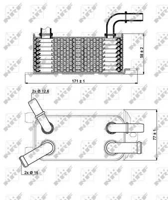 Oil Cooler, automatic transmission