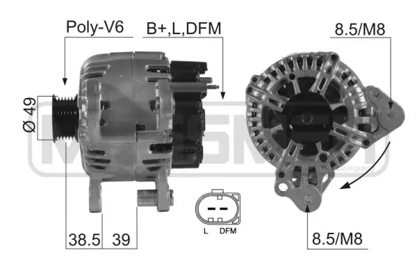 Alternator (WG2012020)