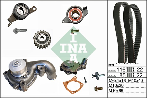 Water Pump & Timing Belt Kit (WG1710001)