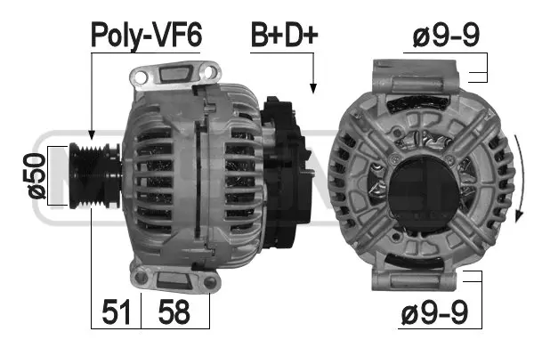 Alternator (WG2011040)