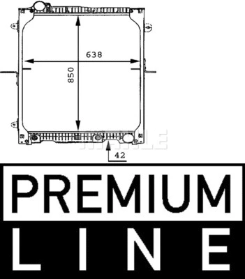 Radiator, engine cooling