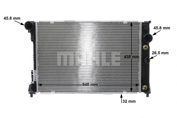 Radiator, engine cooling