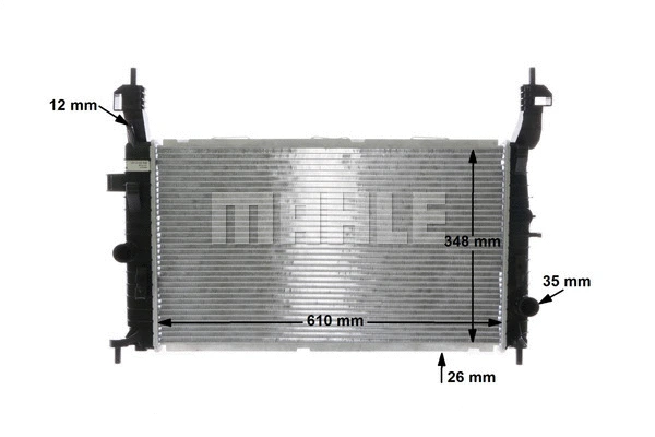 Radiator, engine cooling