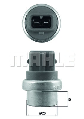Sensor, coolant temperature (WG1789665)