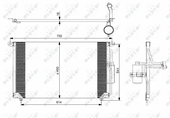 Condenser, air conditioning (WG2160781)