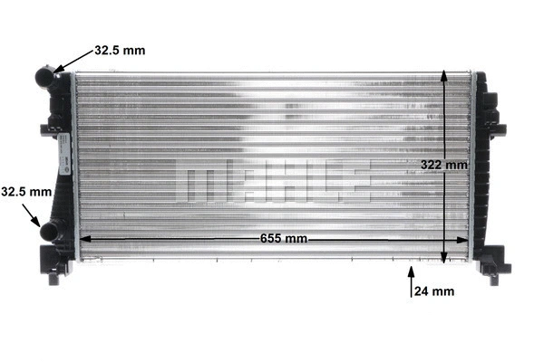 Radiator, engine cooling