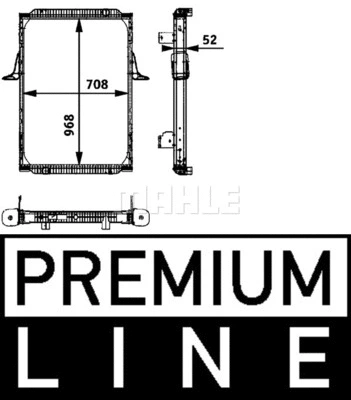 Radiator, engine cooling