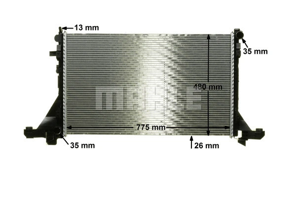 Radiator, engine cooling