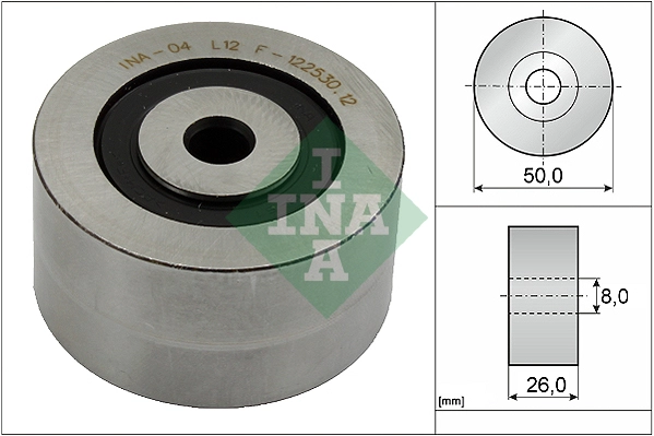 Deflection/Guide Pulley, V-ribbed belt (WG1252761)