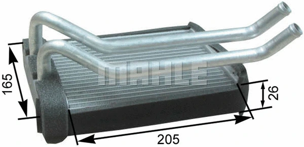 Heat Exchanger, interior heating (WG2180048)