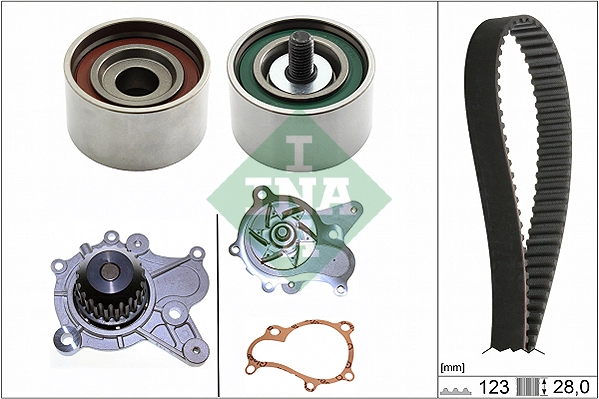 Water Pump & Timing Belt Kit (WG1710049)