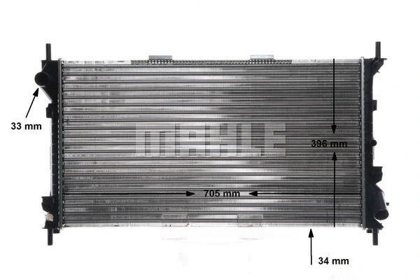Radiator, engine cooling