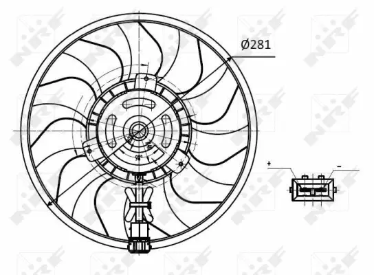 Fan, engine cooling