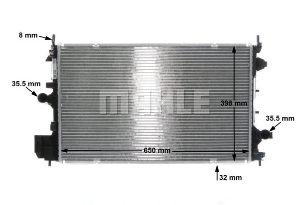 Radiator, engine cooling