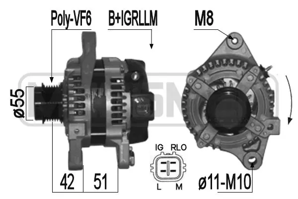 Alternator (WG2011306)