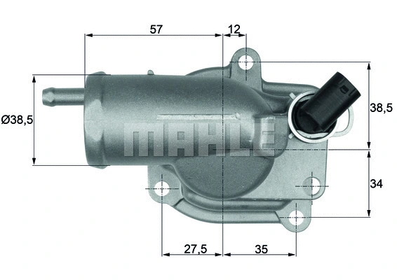 Thermostat, coolant (WG1262789)