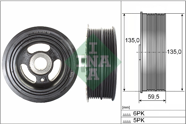Belt Pulley, crankshaft (WG2112212)