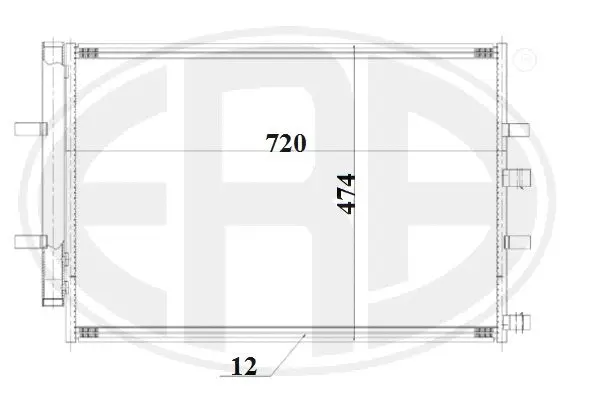 Condenser, air conditioning (WG2016797)