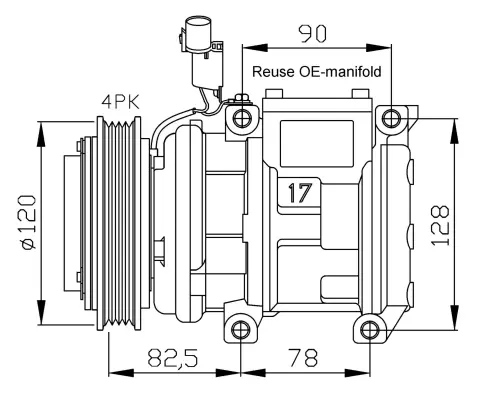 Compressor, air conditioning