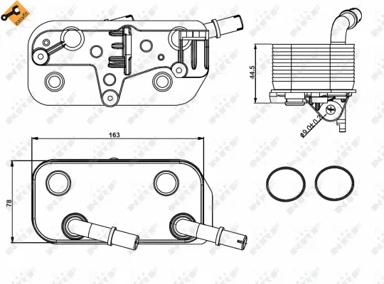 Oil Cooler, automatic transmission