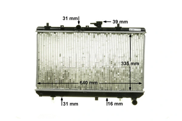 Radiator, engine cooling