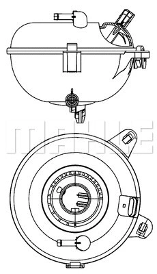 Expansion Tank, coolant (WG2184352)