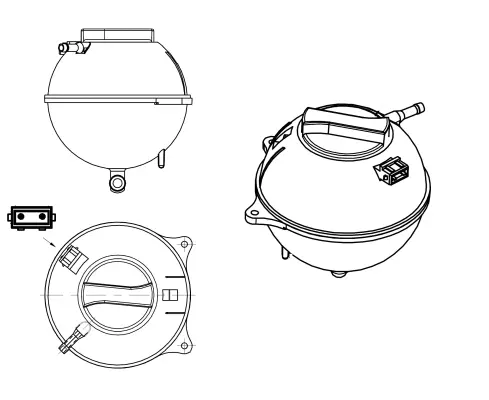 Expansion Tank, coolant (WG2161610)