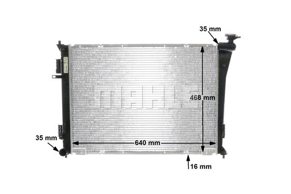 Radiator, engine cooling