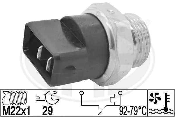 Temperature Switch, radiator fan (WG1777155)