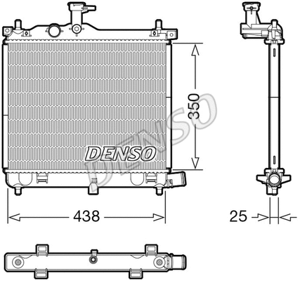 Radiator, engine cooling (WG2170196)
