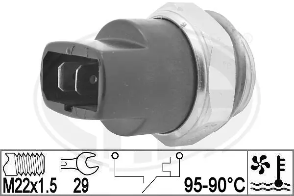 Temperature Switch, radiator fan (WG1777159)