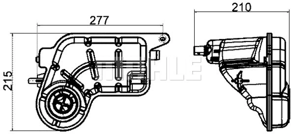 Expansion Tank, coolant (WG2184343)