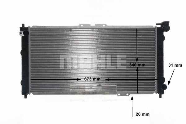 Radiator, engine cooling