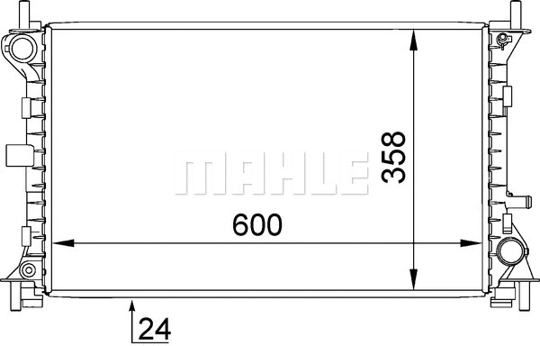 Radiator, engine cooling