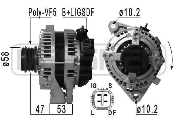 Alternator (WG2012393)