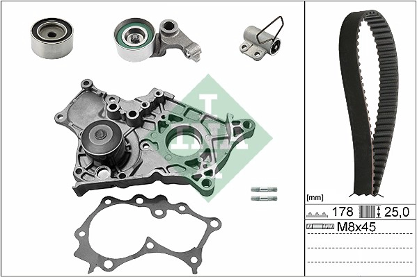 Water Pump & Timing Belt Kit (WG1710052)