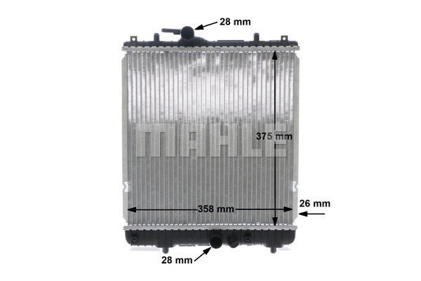 Radiator, engine cooling