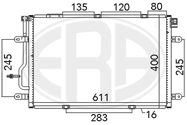 Condenser, air conditioning (WG2016722)