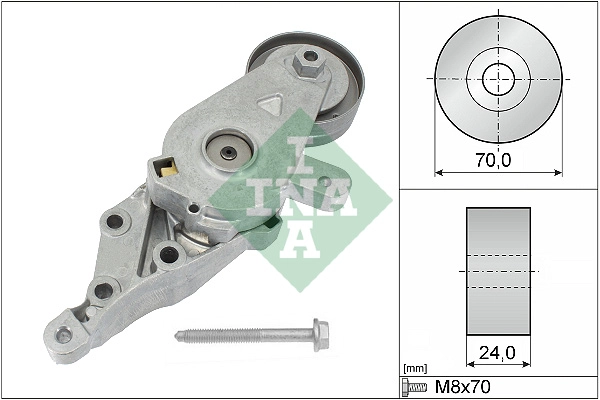 Belt Tensioner, V-ribbed belt (WG1253385)