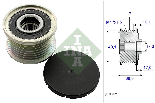 Alternator Freewheel Clutch (WG1253728)