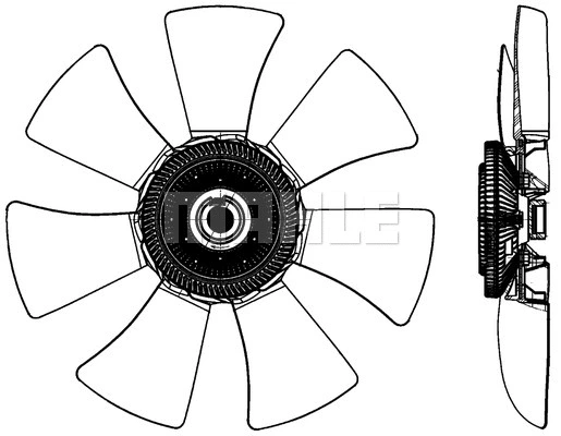 Fan, engine cooling (WG2180837)