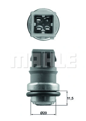 Sensor, coolant temperature (WG1789673)