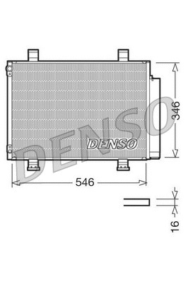 Condenser, air conditioning (WG1917507)