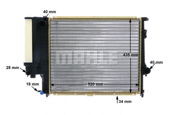 Radiator, engine cooling