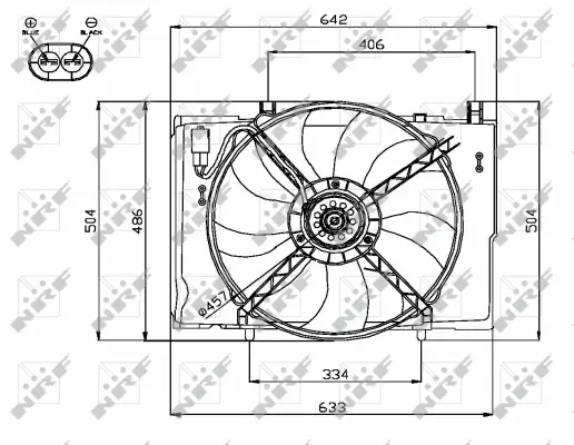 Fan, engine cooling (WG1720666)