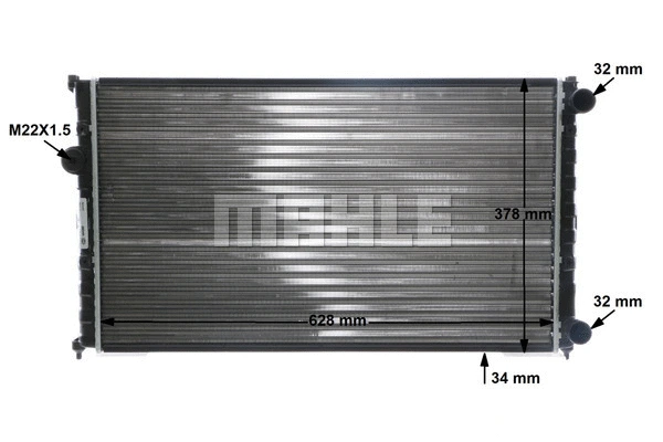 Radiator, engine cooling