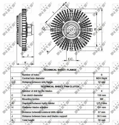Clutch, radiator fan