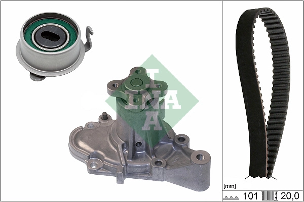 Water Pump & Timing Belt Kit (WG1966365)