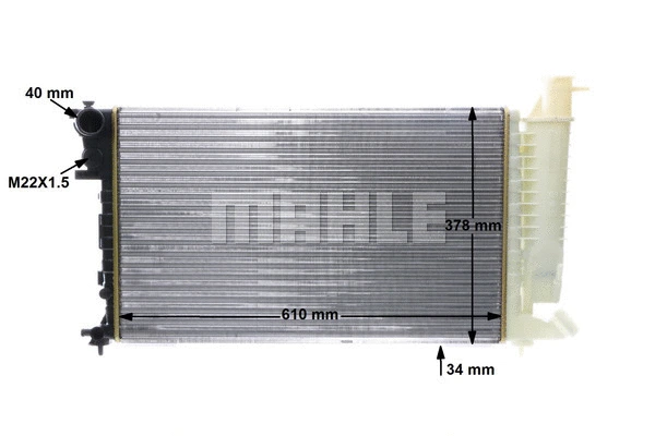 Radiator, engine cooling